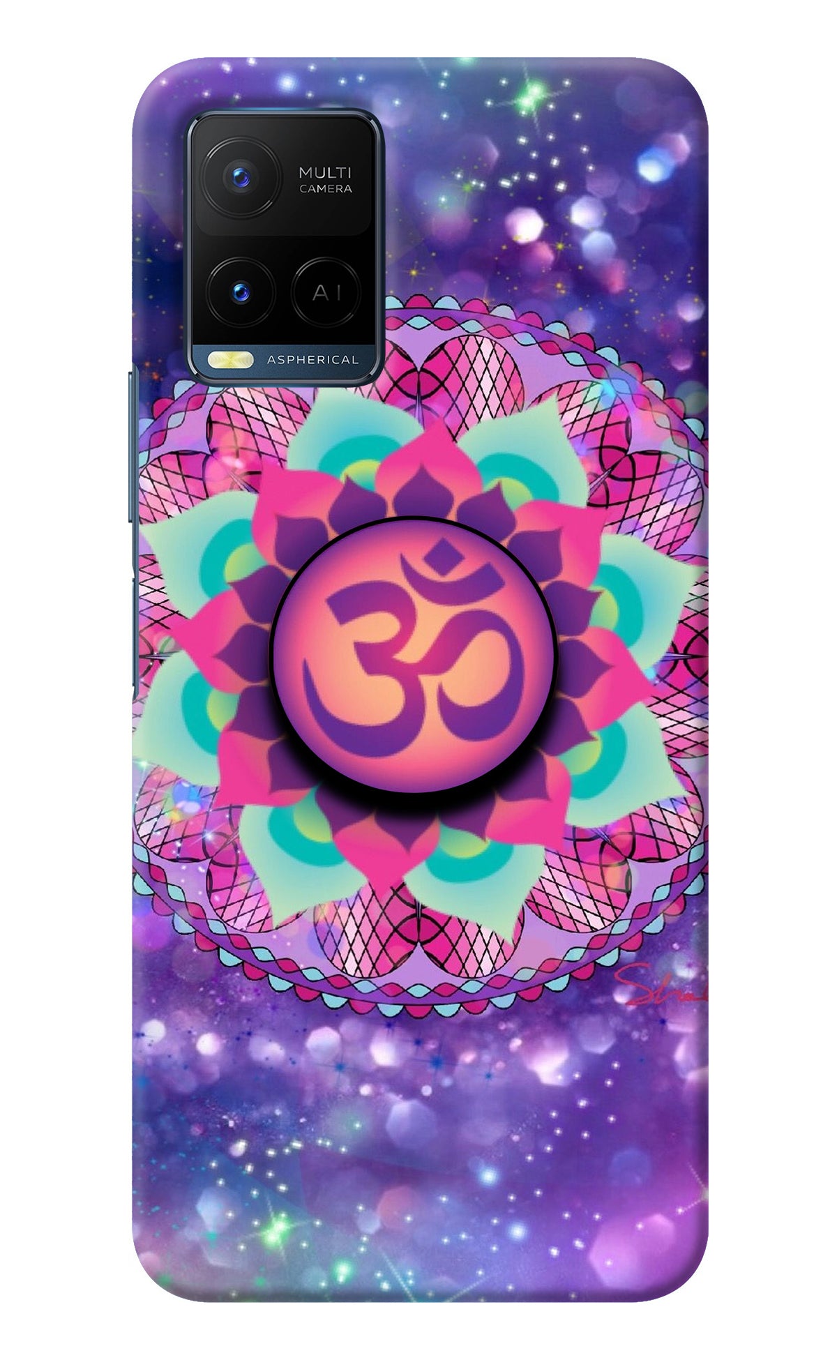 Om Purple Vivo Y21/Y21s/Y33s Pop Case