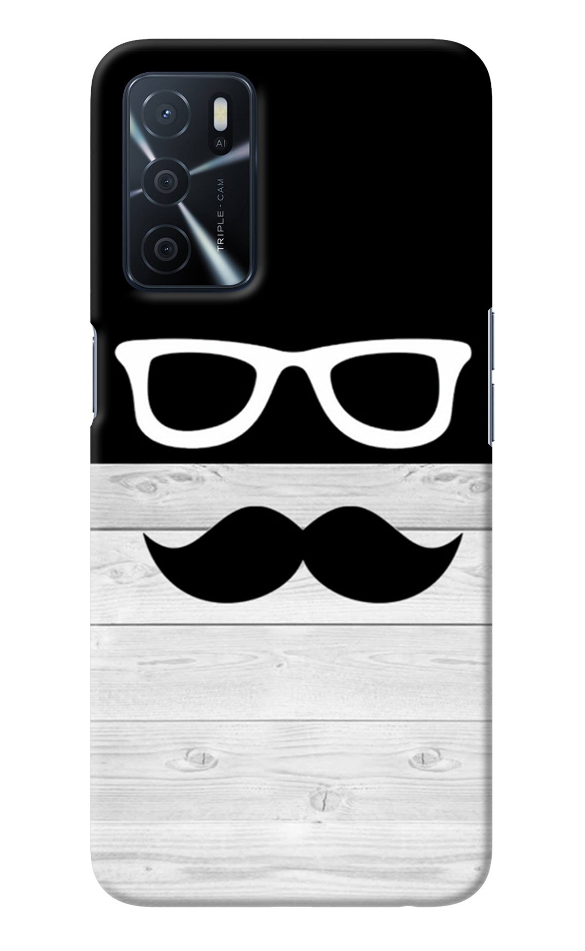 Mustache Oppo A16 Back Cover