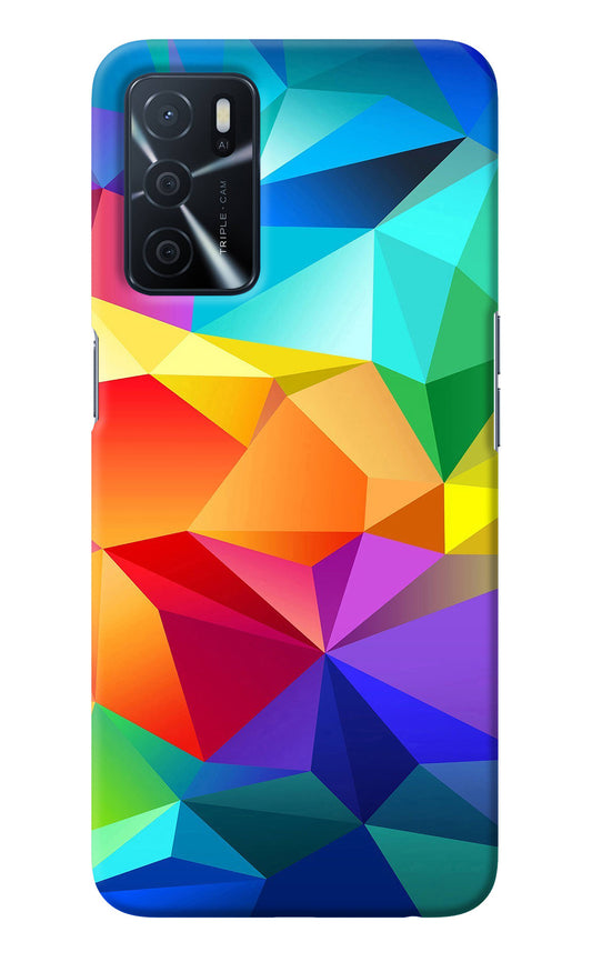 Abstract Pattern Oppo A16 Back Cover