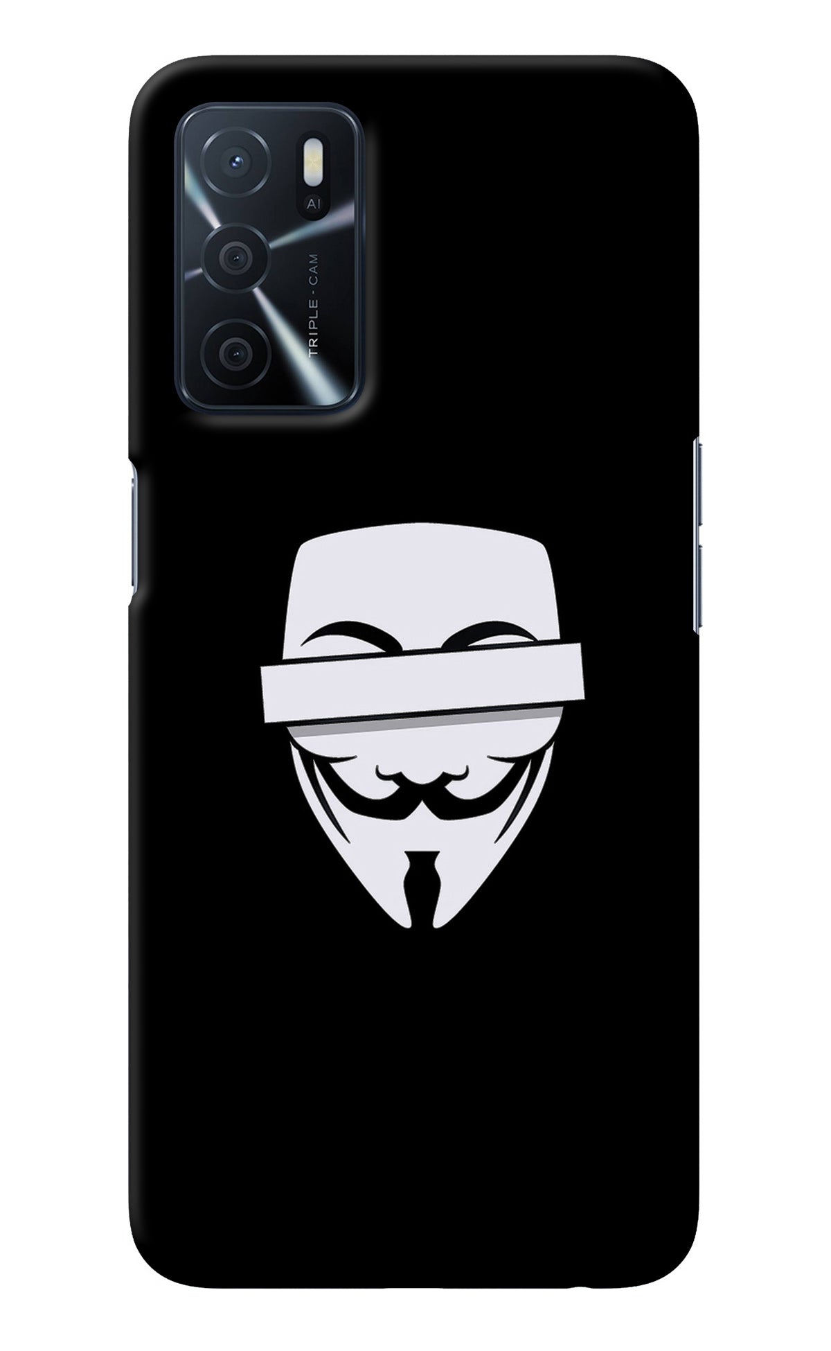 Anonymous Face Oppo A16 Back Cover