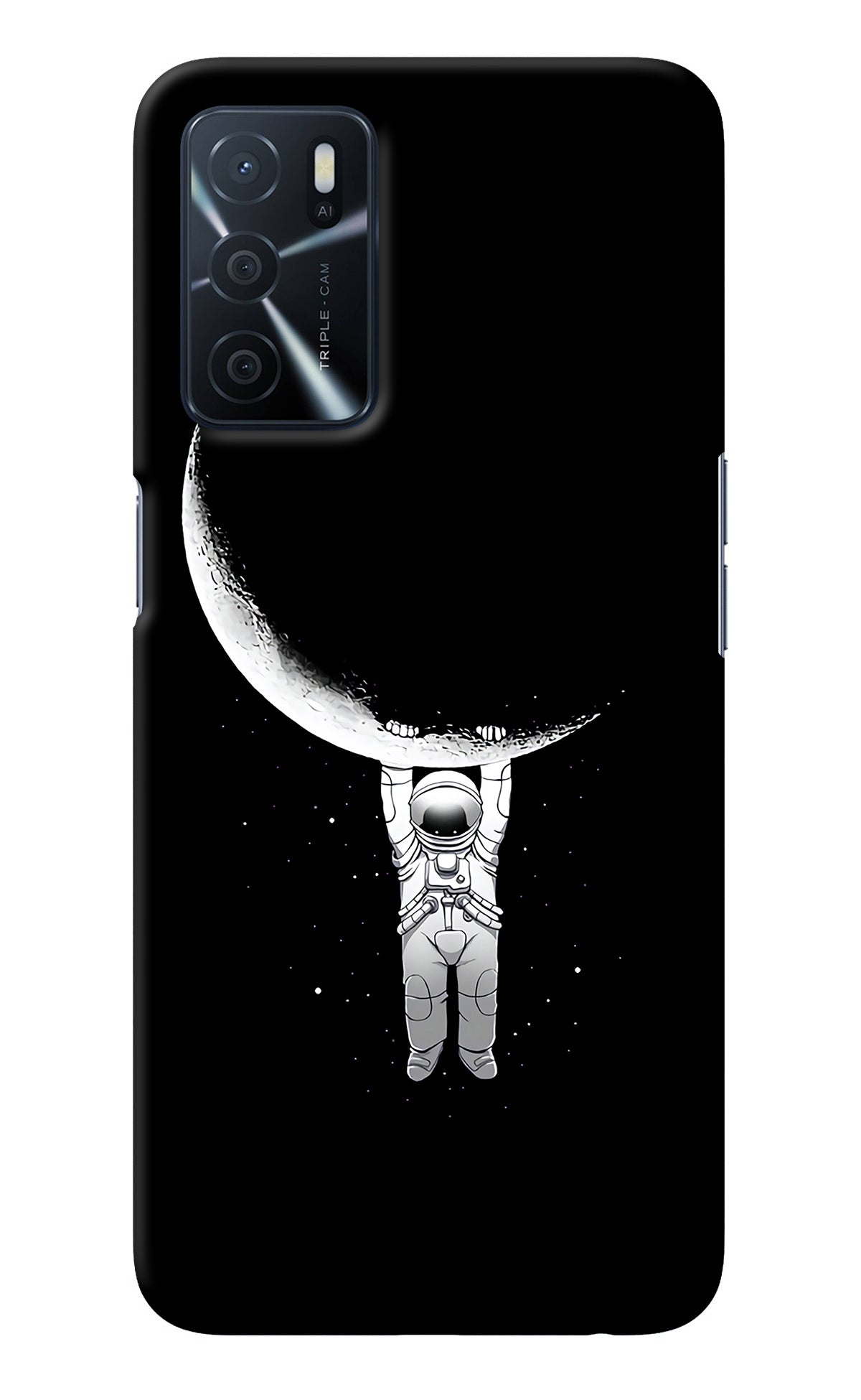 Moon Space Oppo A16 Back Cover