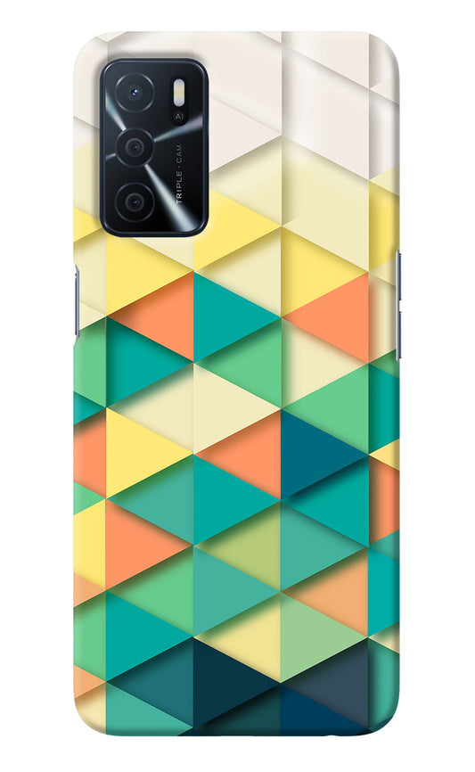 Abstract Oppo A16 Back Cover