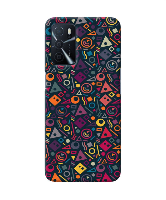 Geometric Abstract Oppo A16 Back Cover