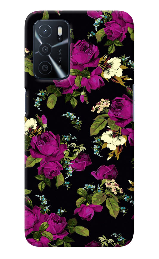 Flowers Oppo A16 Back Cover