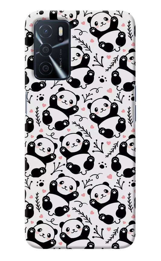 Cute Panda Oppo A16 Back Cover