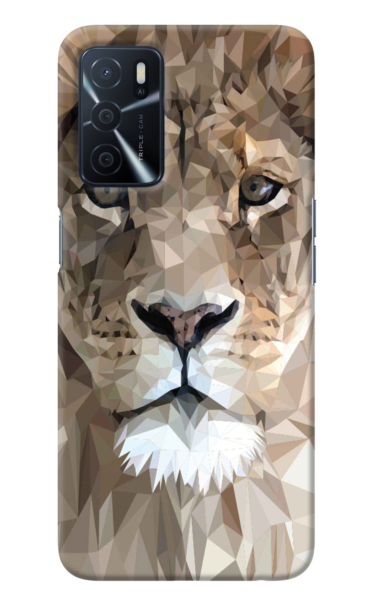 Lion Art Oppo A16 Back Cover