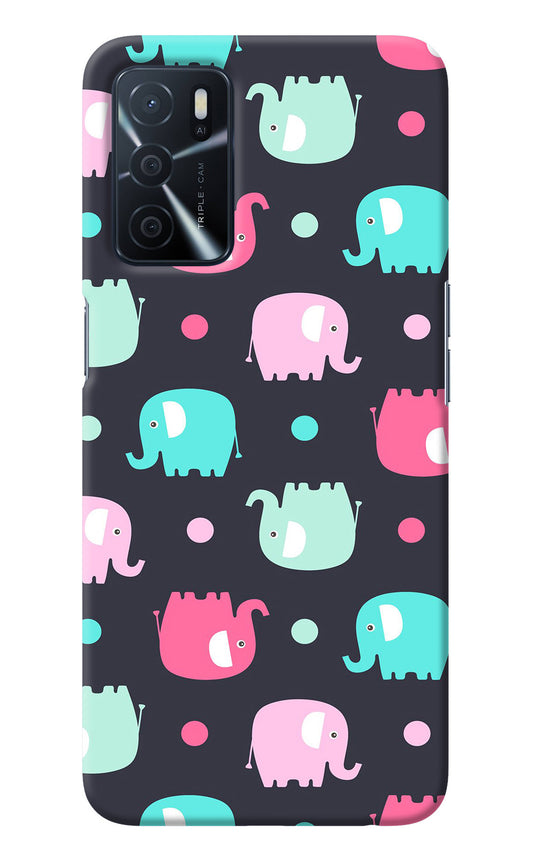 Elephants Oppo A16 Back Cover