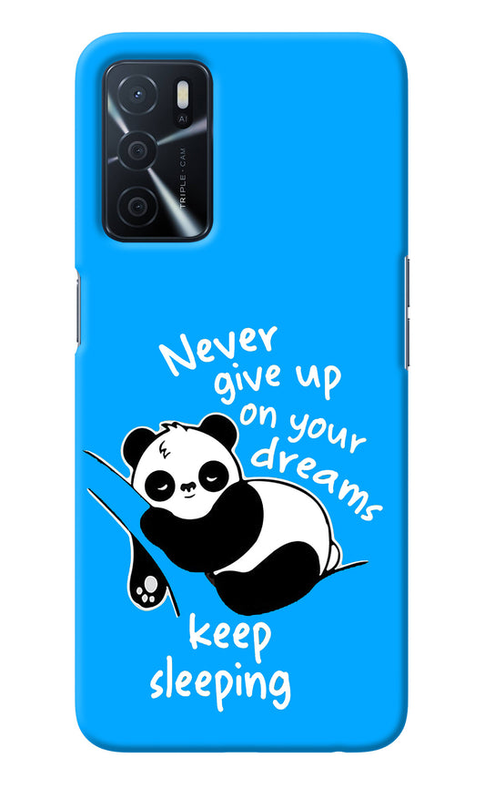 Keep Sleeping Oppo A16 Back Cover