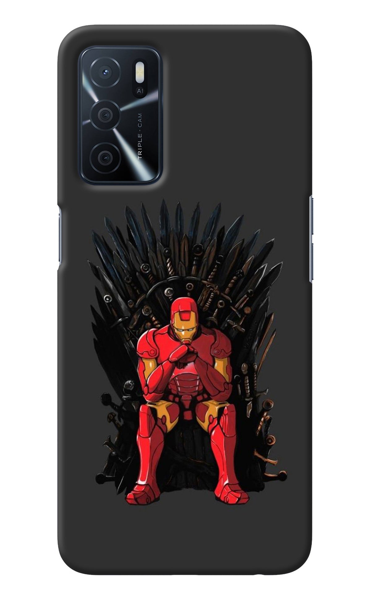 Ironman Throne Oppo A16 Back Cover