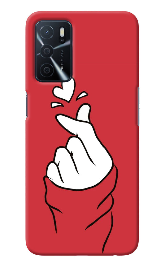 Korean Love Sign Oppo A16 Back Cover