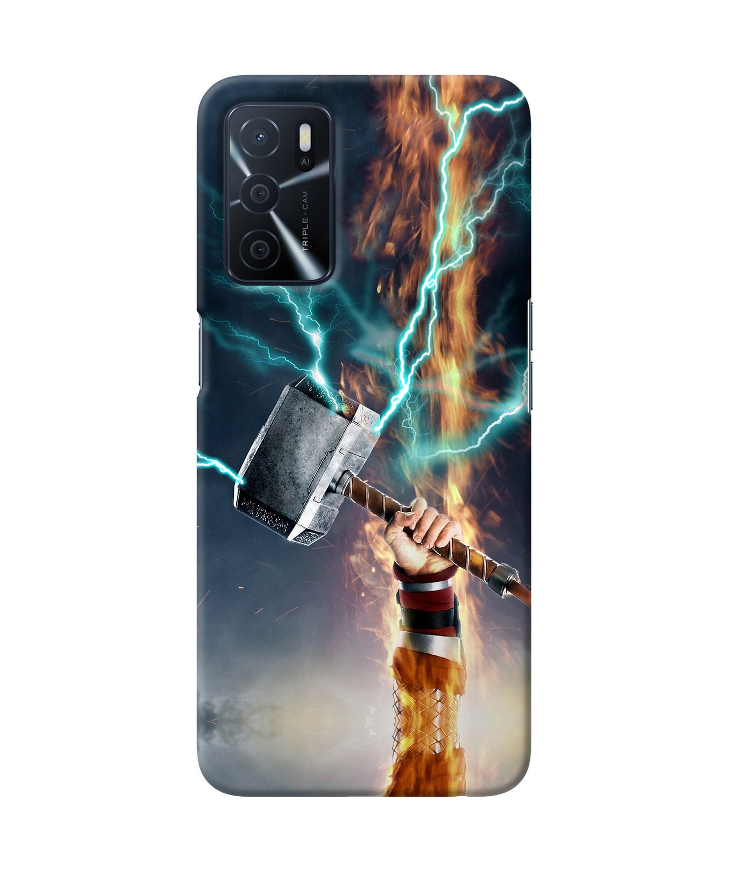 Thor Hammer Mjolnir Oppo A16 Back Cover