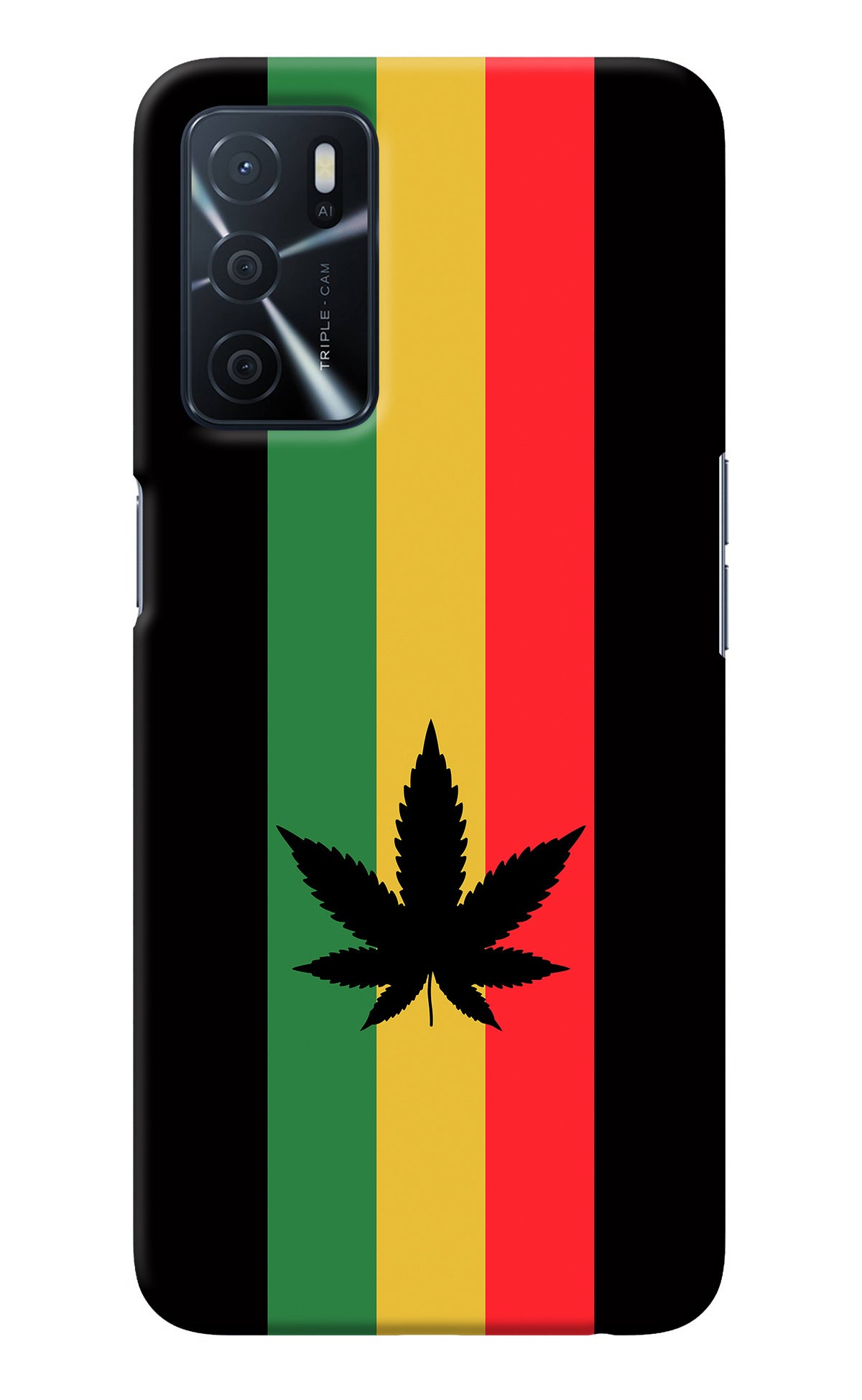 Weed Flag Oppo A16 Back Cover