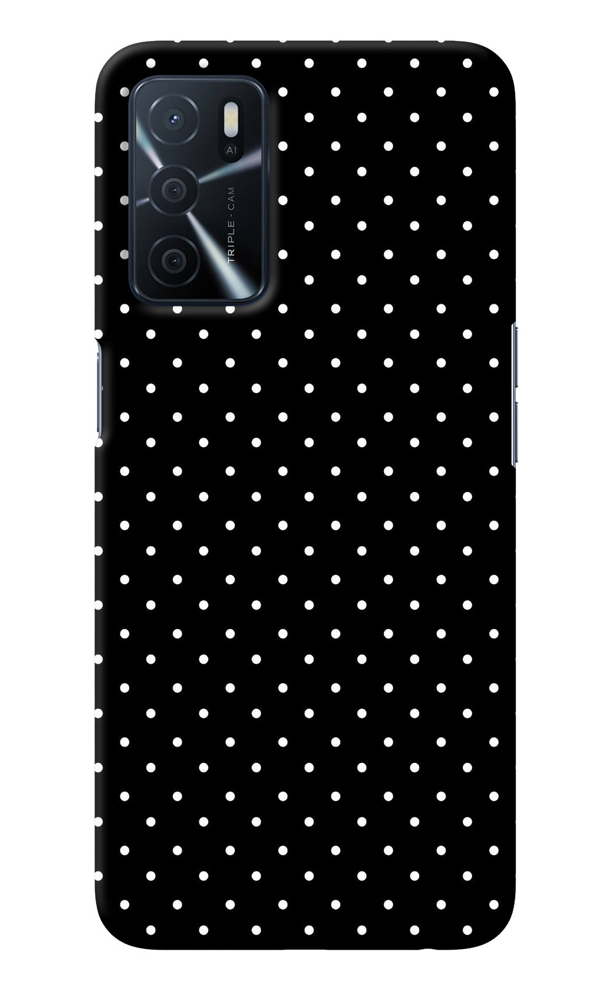 White Dots Oppo A16 Back Cover