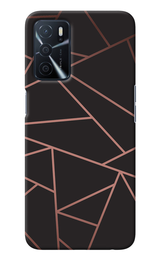 Geometric Pattern Oppo A16 Back Cover