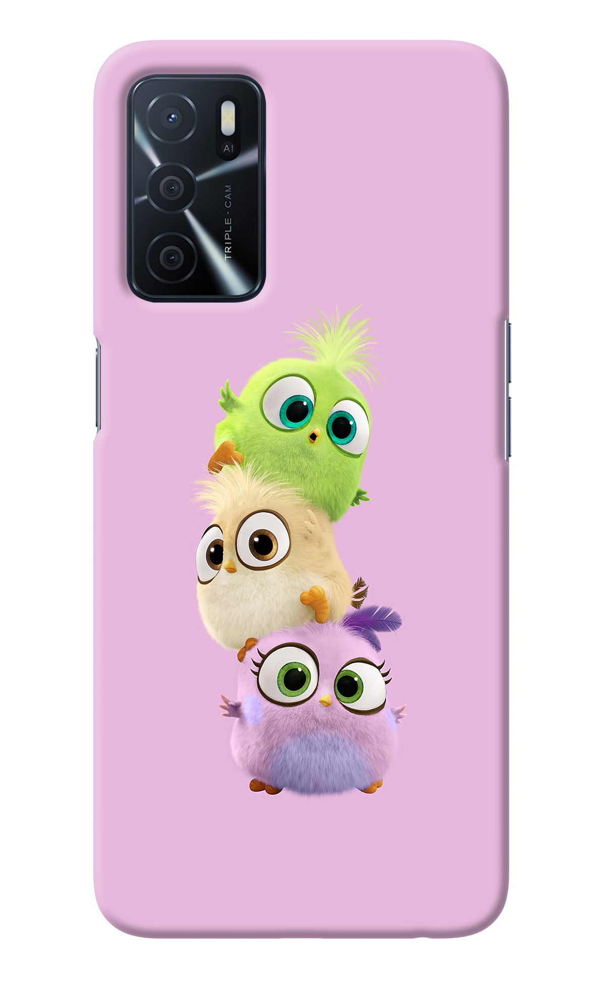 Cute Little Birds Oppo A16 Back Cover