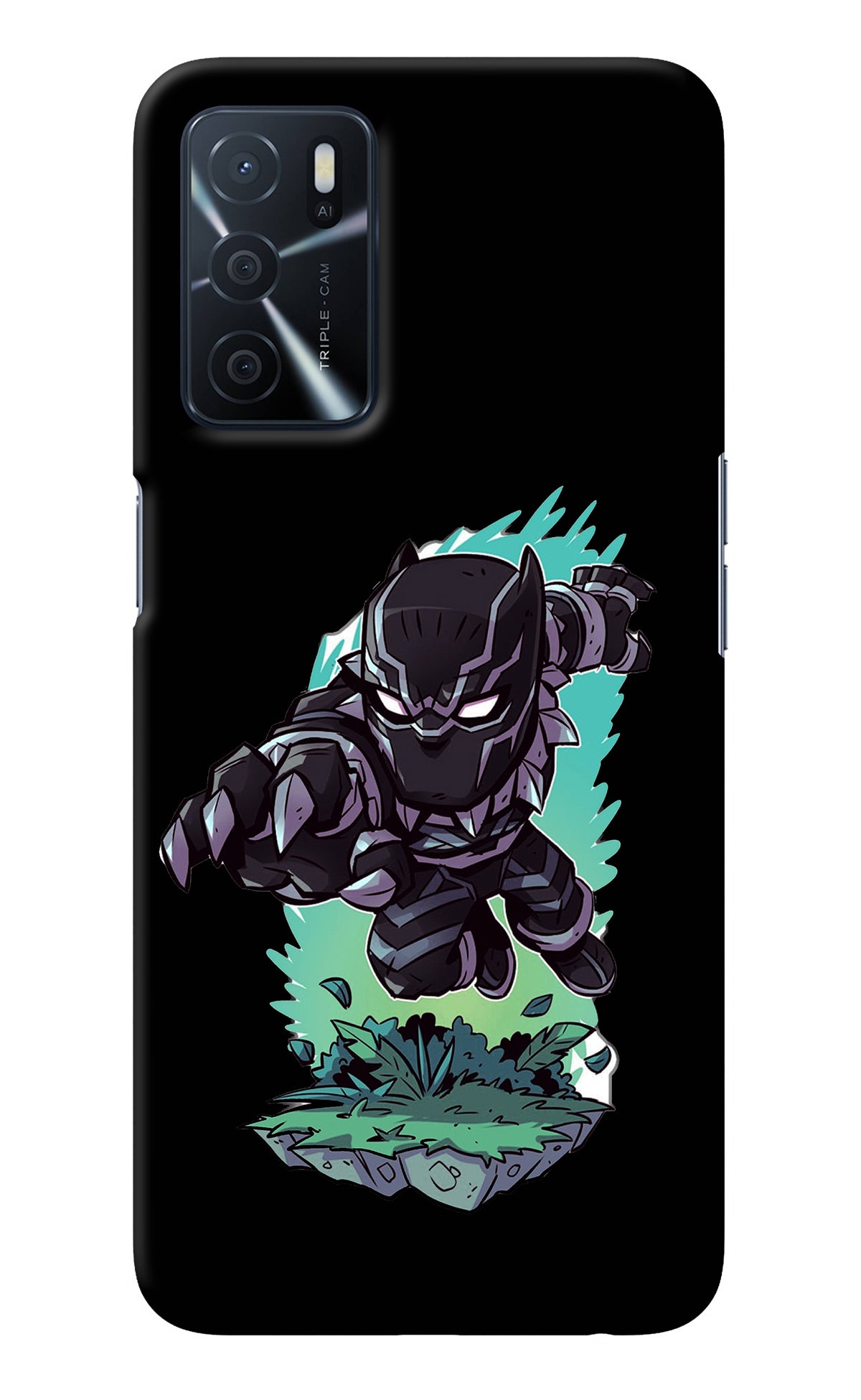 Black Panther Oppo A16 Back Cover