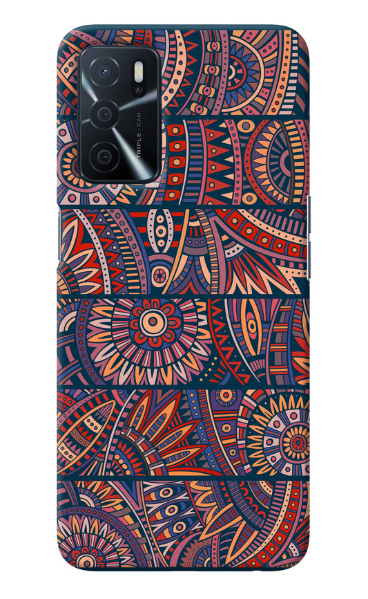 African Culture Design Oppo A16 Back Cover