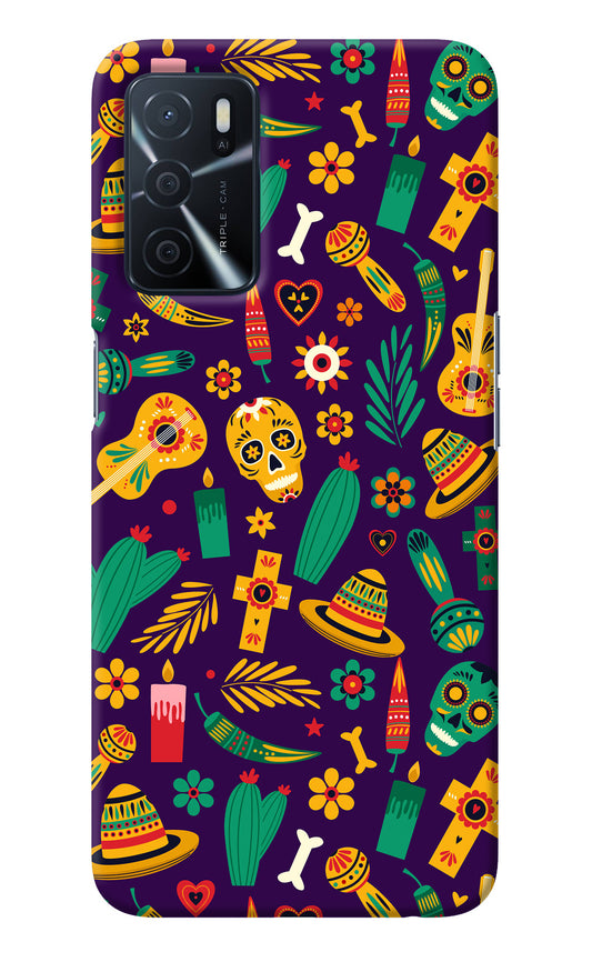 Mexican Artwork Oppo A16 Back Cover