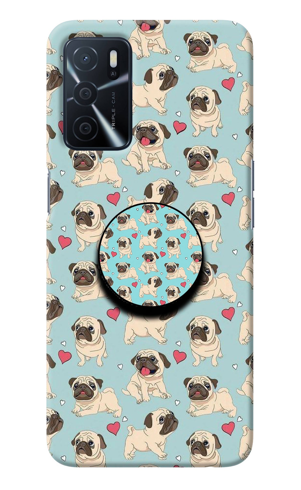 Pug Dog Oppo A16 Pop Case