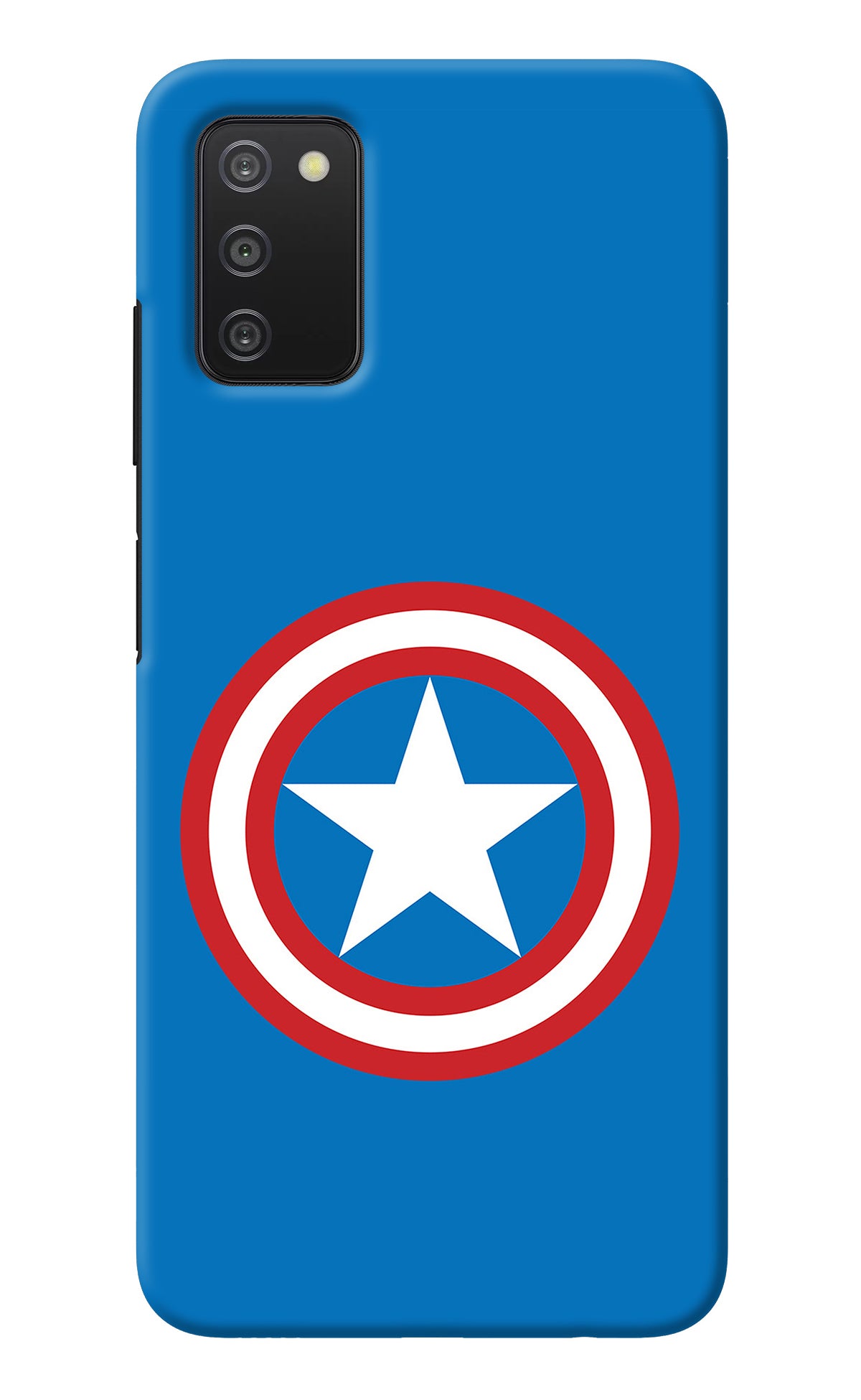 Captain America Logo Samsung A03s Back Cover