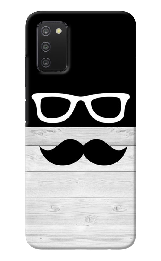 Mustache Samsung A03s Back Cover