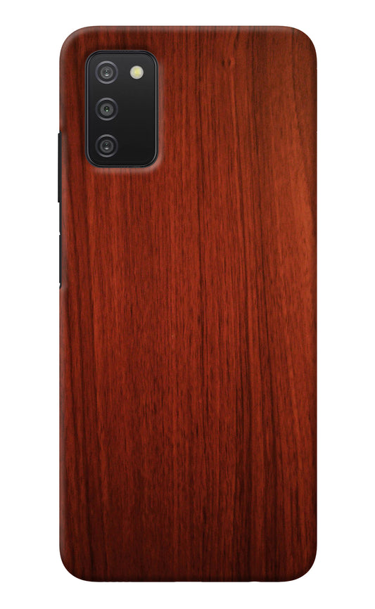 Wooden Plain Pattern Samsung A03s Back Cover