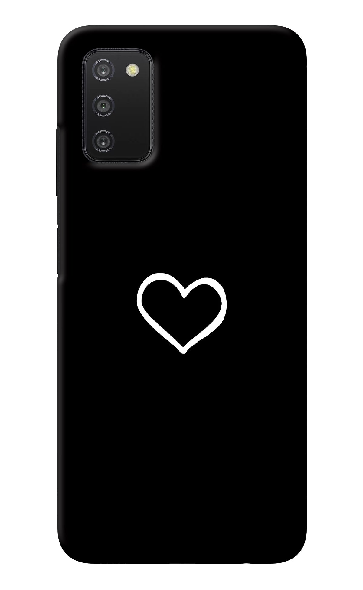 Heart Samsung A03s Back Cover