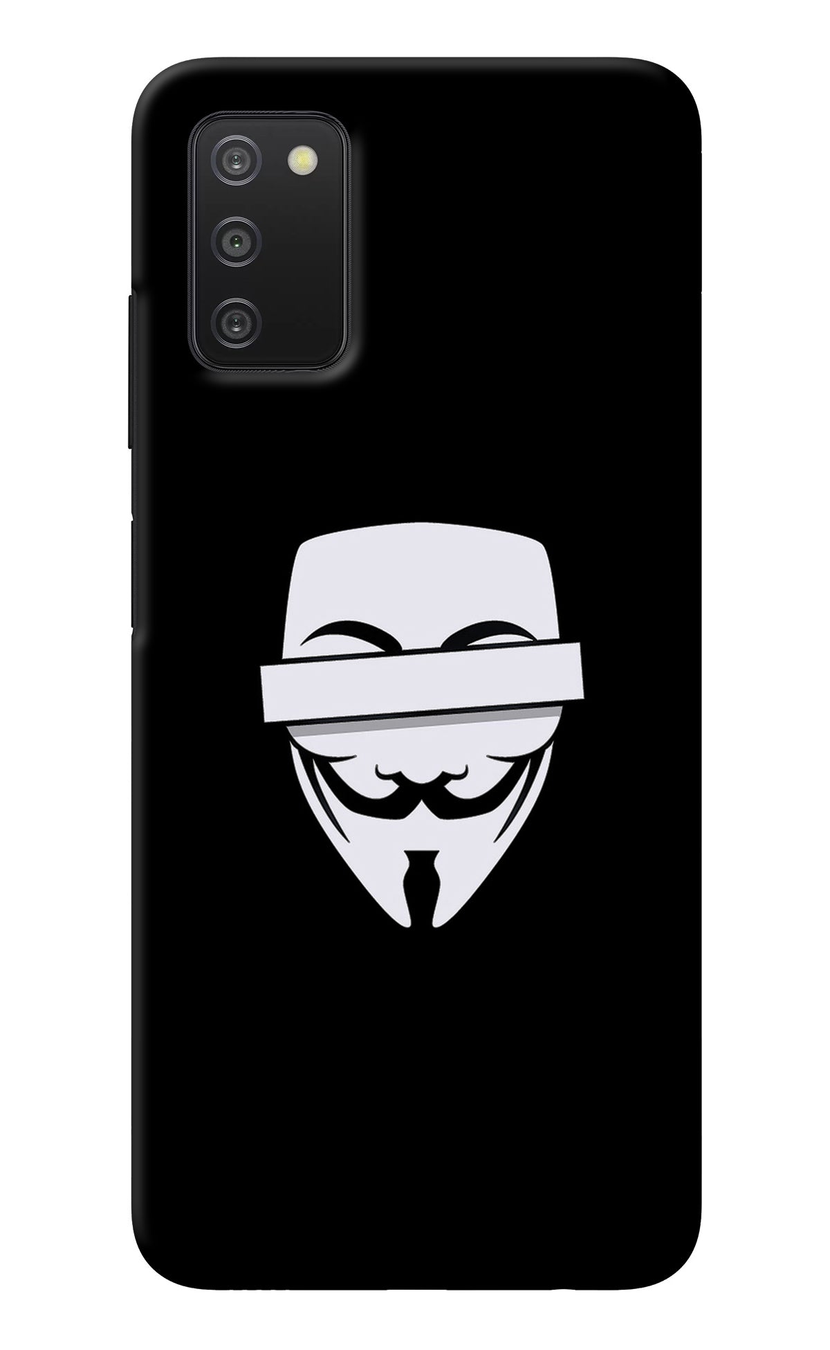 Anonymous Face Samsung A03s Back Cover