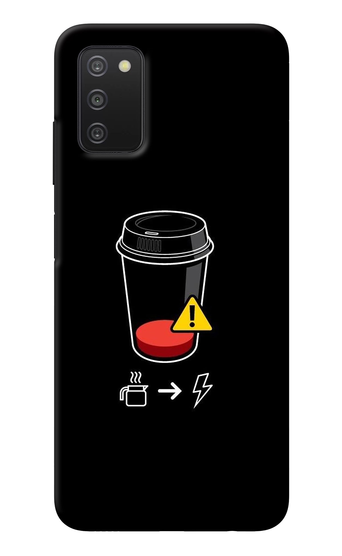 Coffee Samsung A03s Back Cover