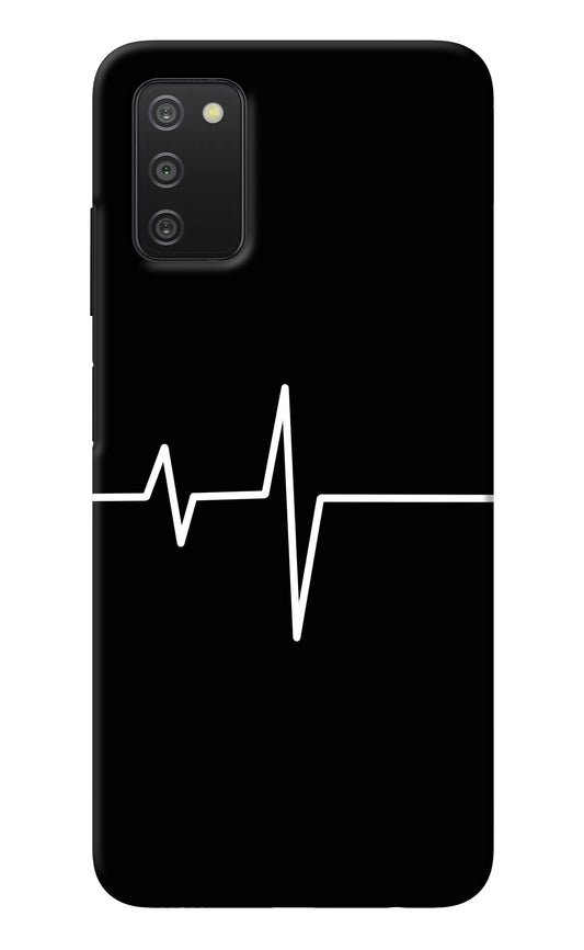 Heart Beats Samsung A03s Back Cover