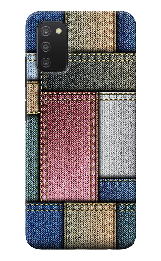 Multicolor Jeans Samsung A03s Back Cover