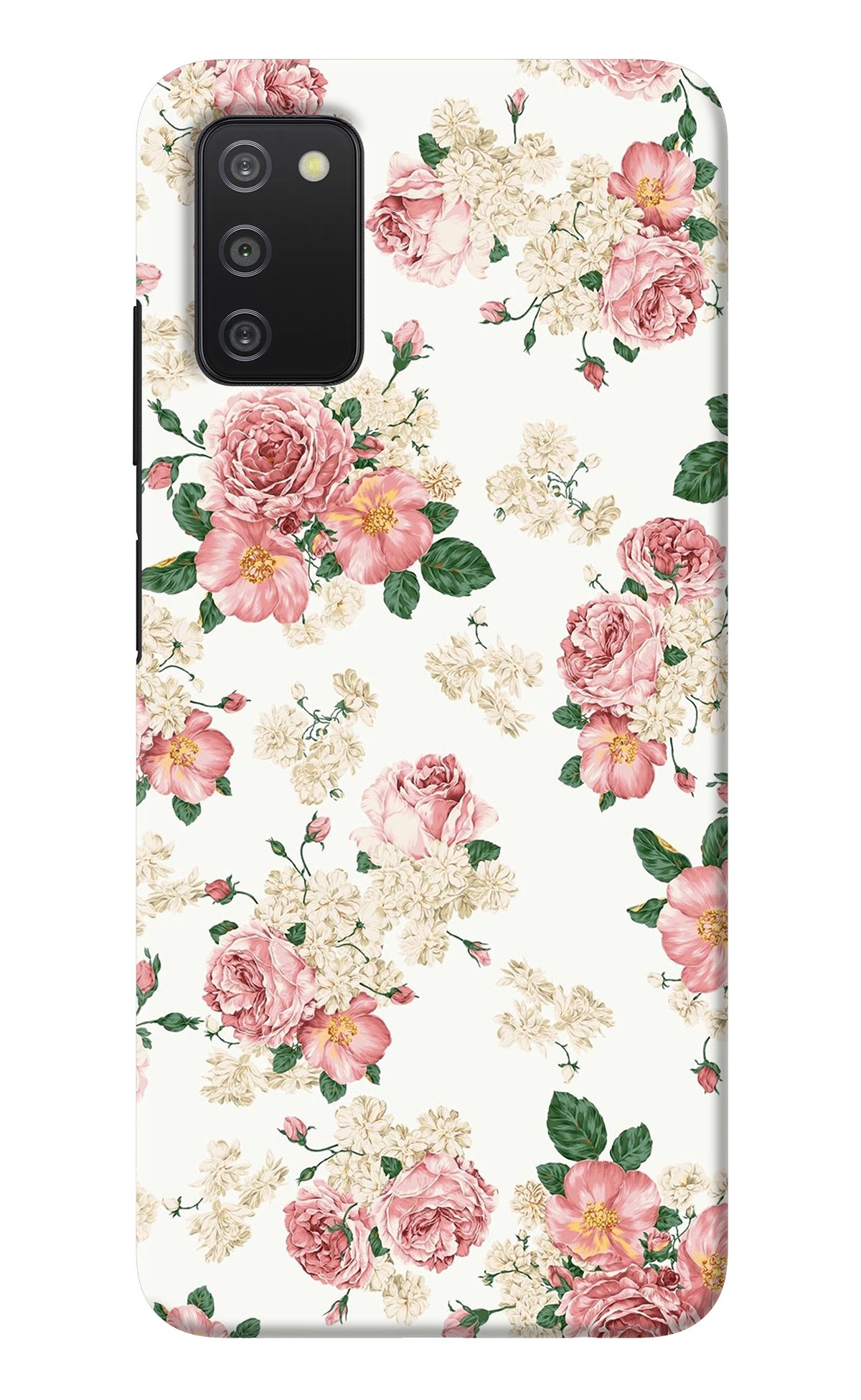 Flowers Samsung A03s Back Cover