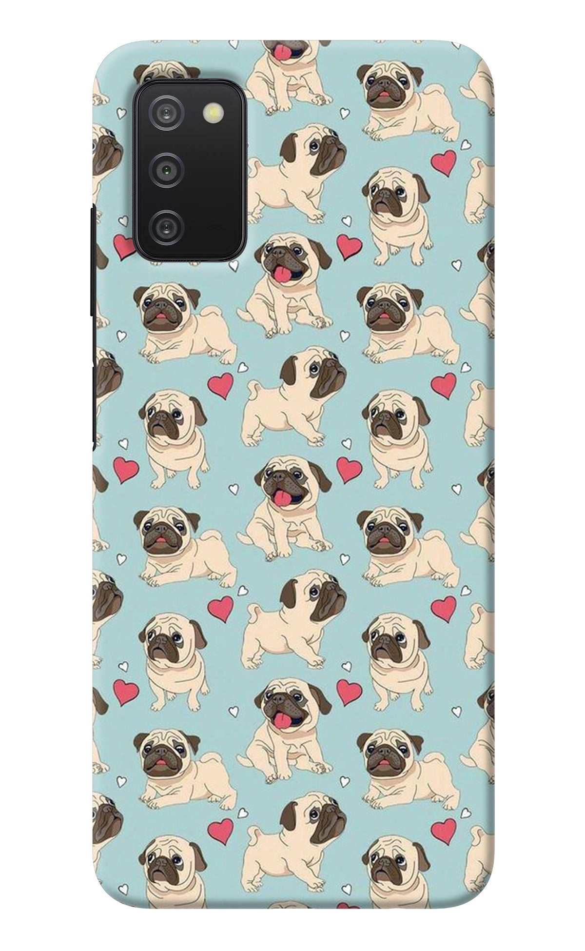 Pug Dog Samsung A03s Back Cover