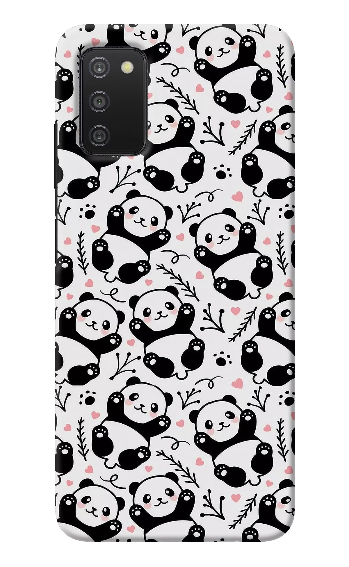 Cute Panda Samsung A03s Back Cover