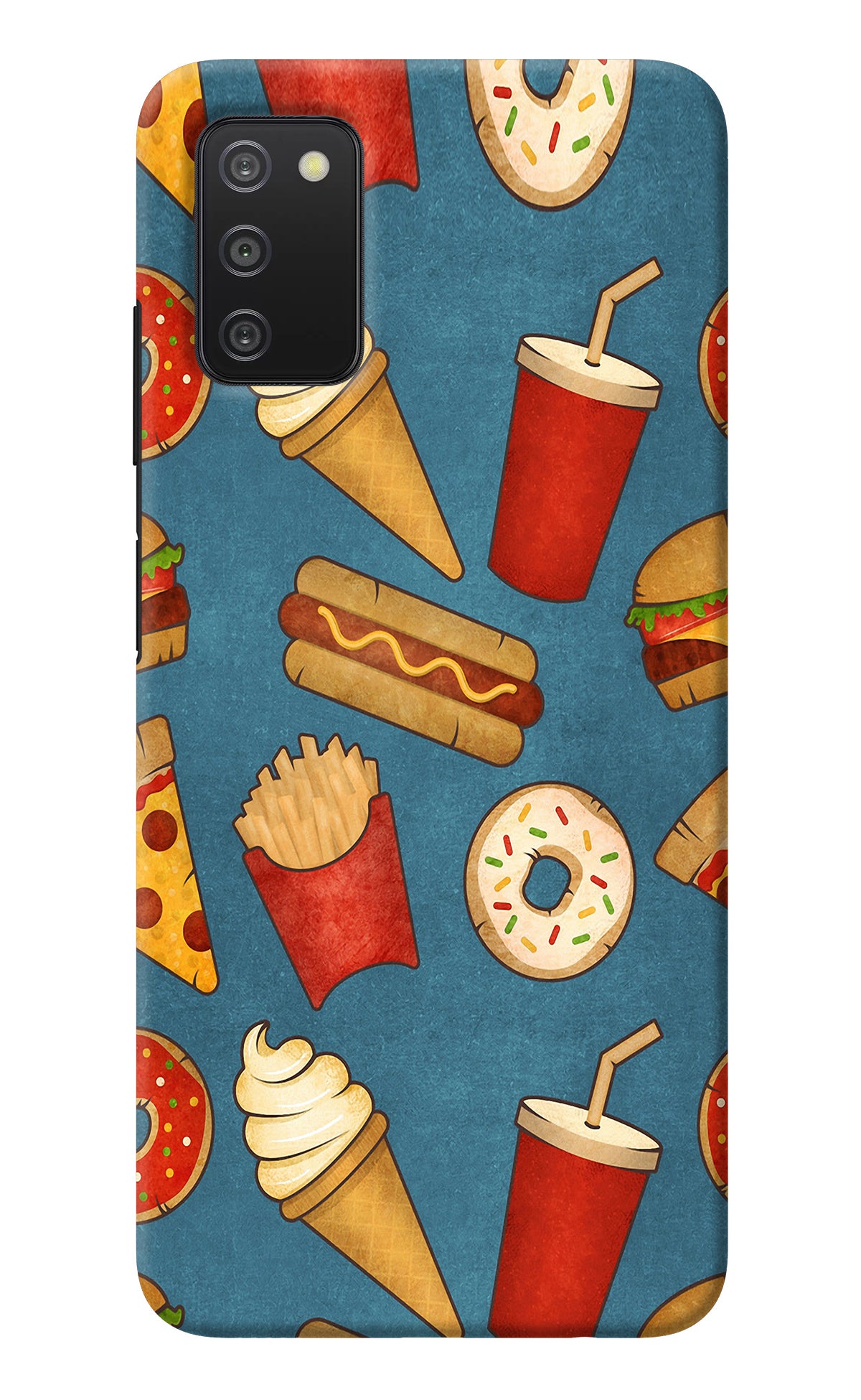 Foodie Samsung A03s Back Cover