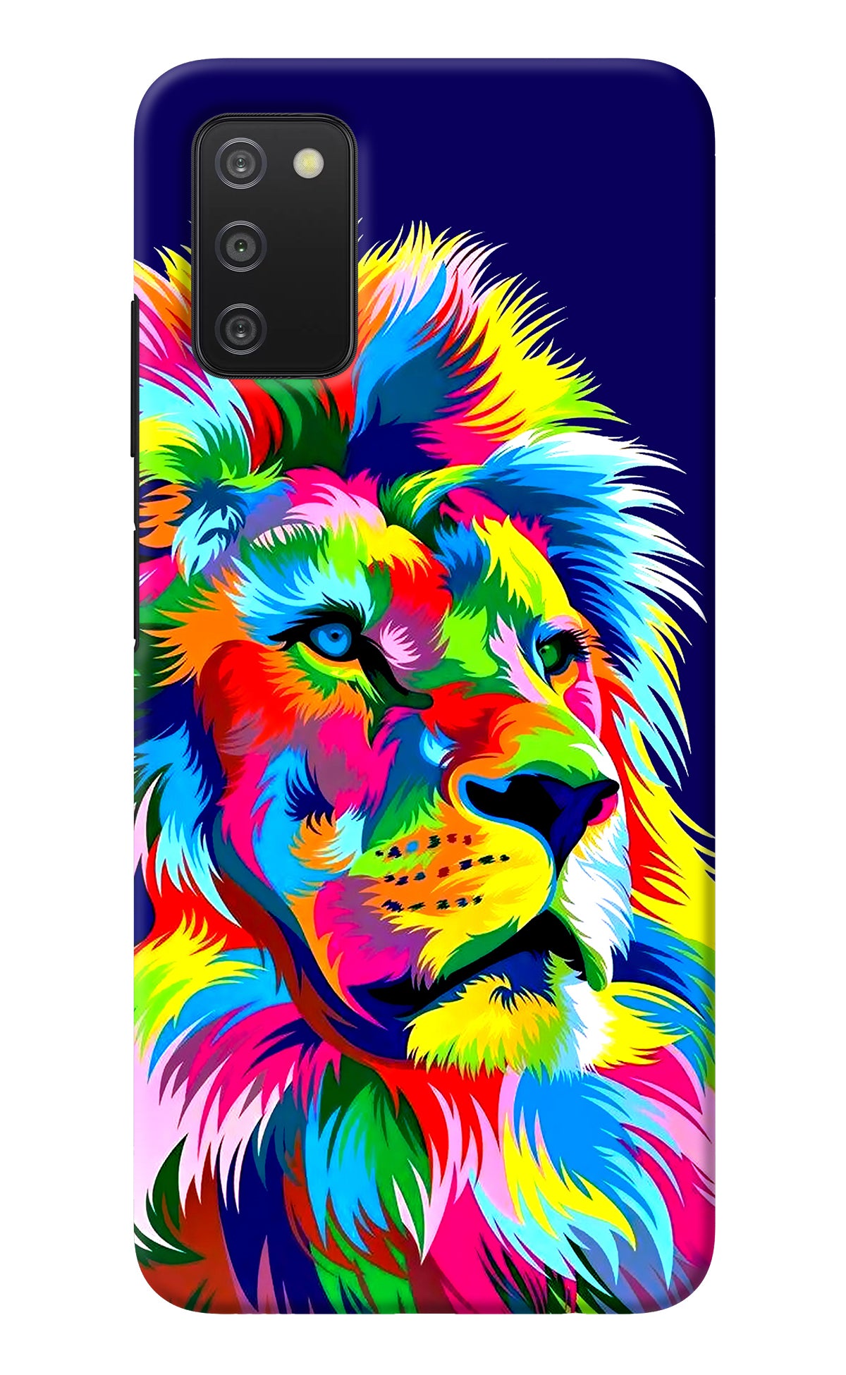 Vector Art Lion Samsung A03s Back Cover