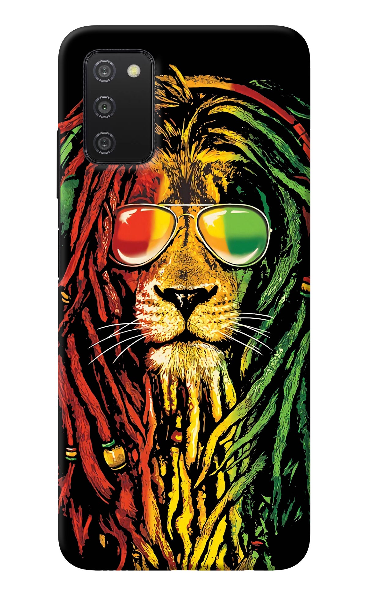 Rasta Lion Samsung A03s Back Cover