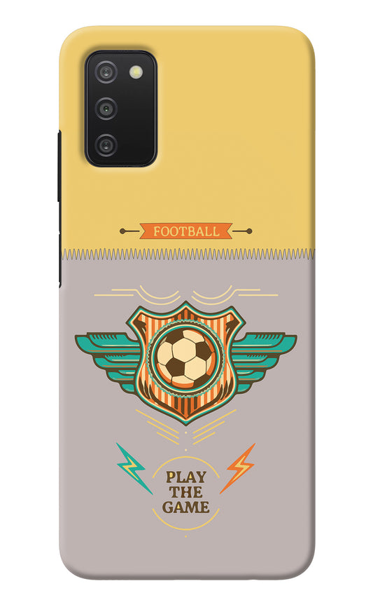 Football Samsung A03s Back Cover