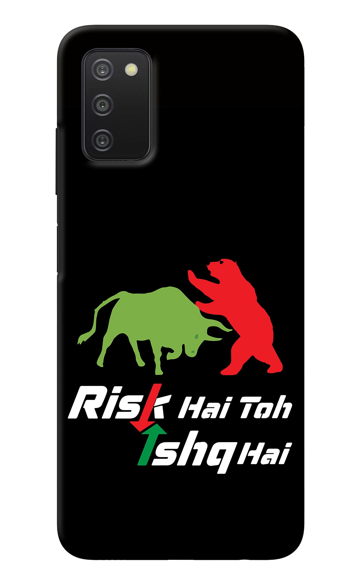 Risk Hai Toh Ishq Hai Samsung A03s Back Cover