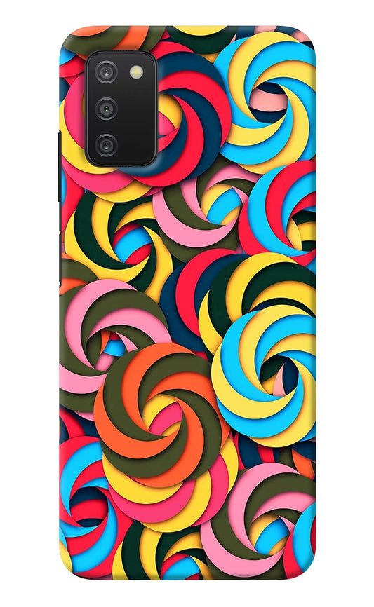 Spiral Pattern Samsung A03s Back Cover