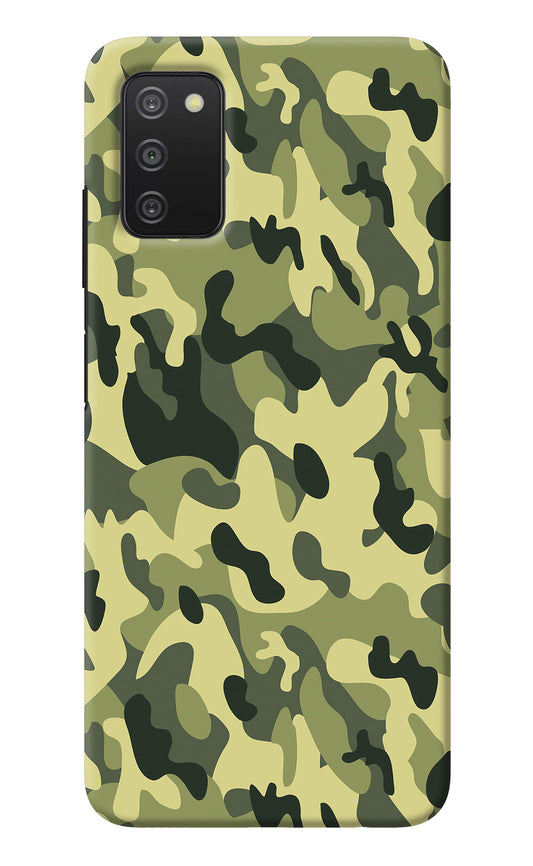 Camouflage Samsung A03s Back Cover