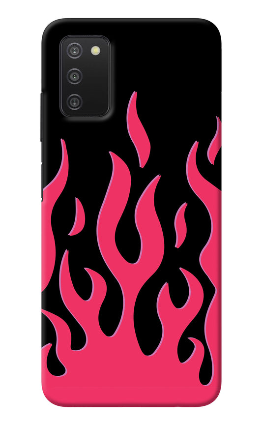 Fire Flames Samsung A03s Back Cover