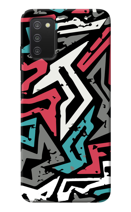 Geometric Graffiti Samsung A03s Back Cover