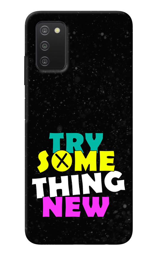 Try Something New Samsung A03s Back Cover