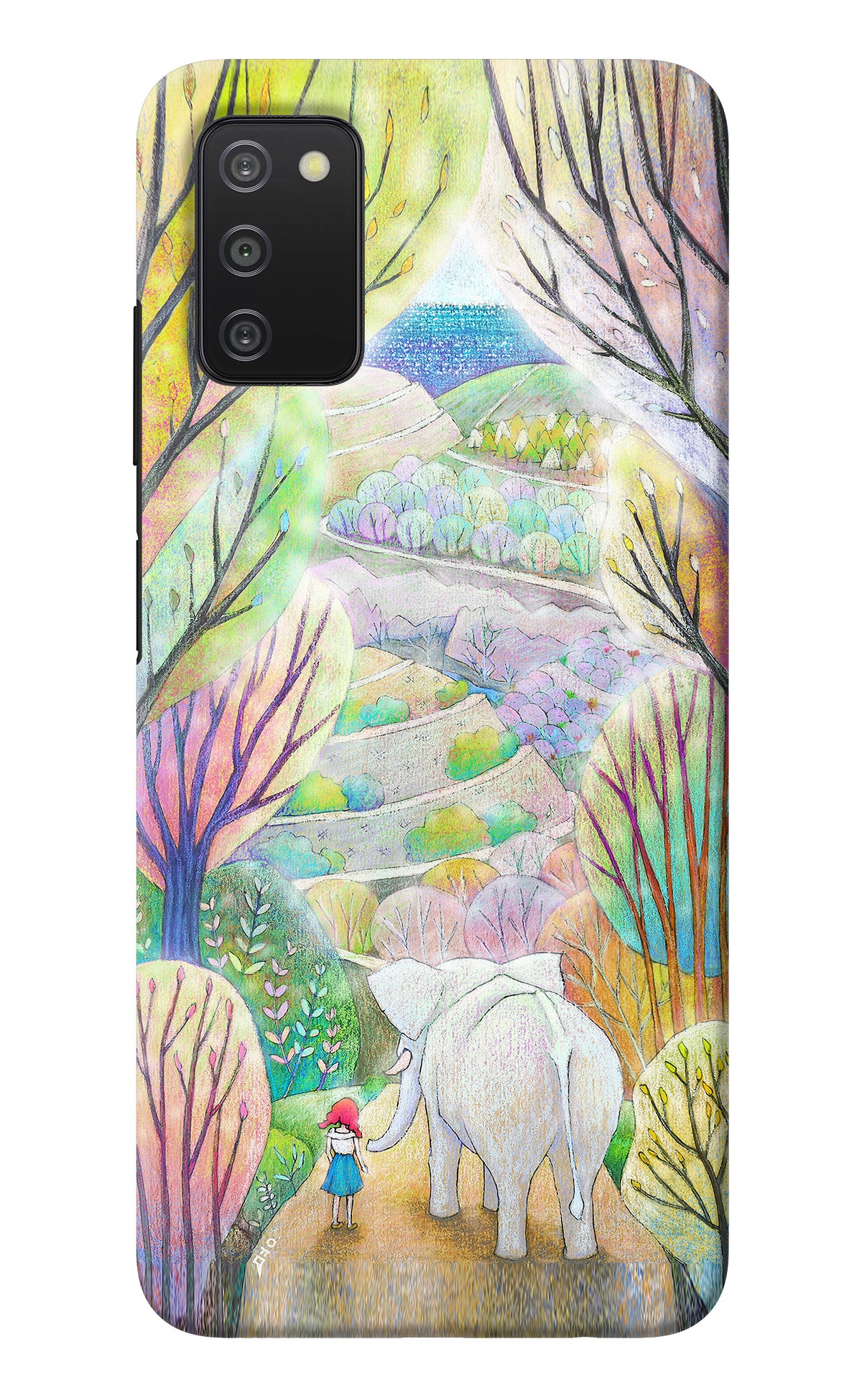 Nature Painting Samsung A03s Back Cover