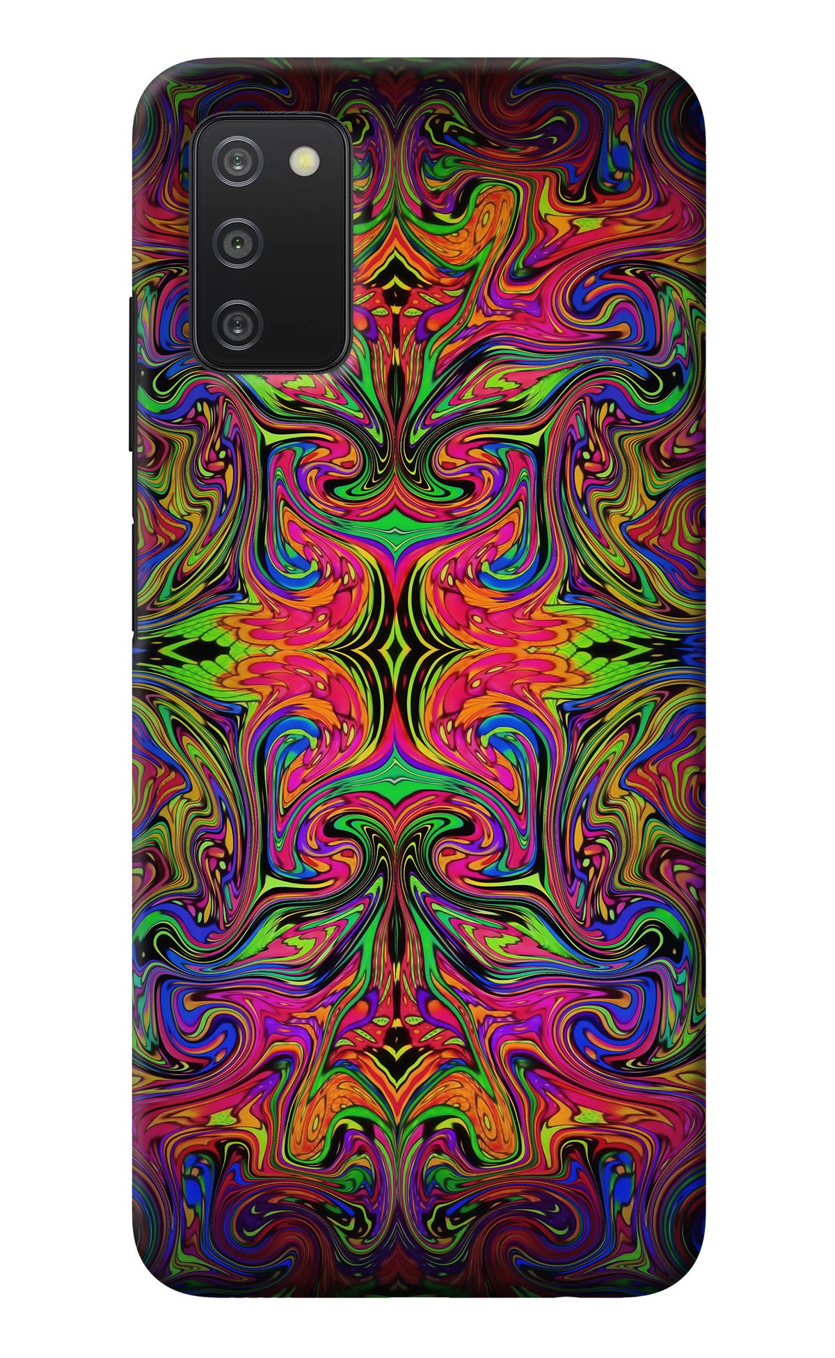 Psychedelic Art Samsung A03s Back Cover