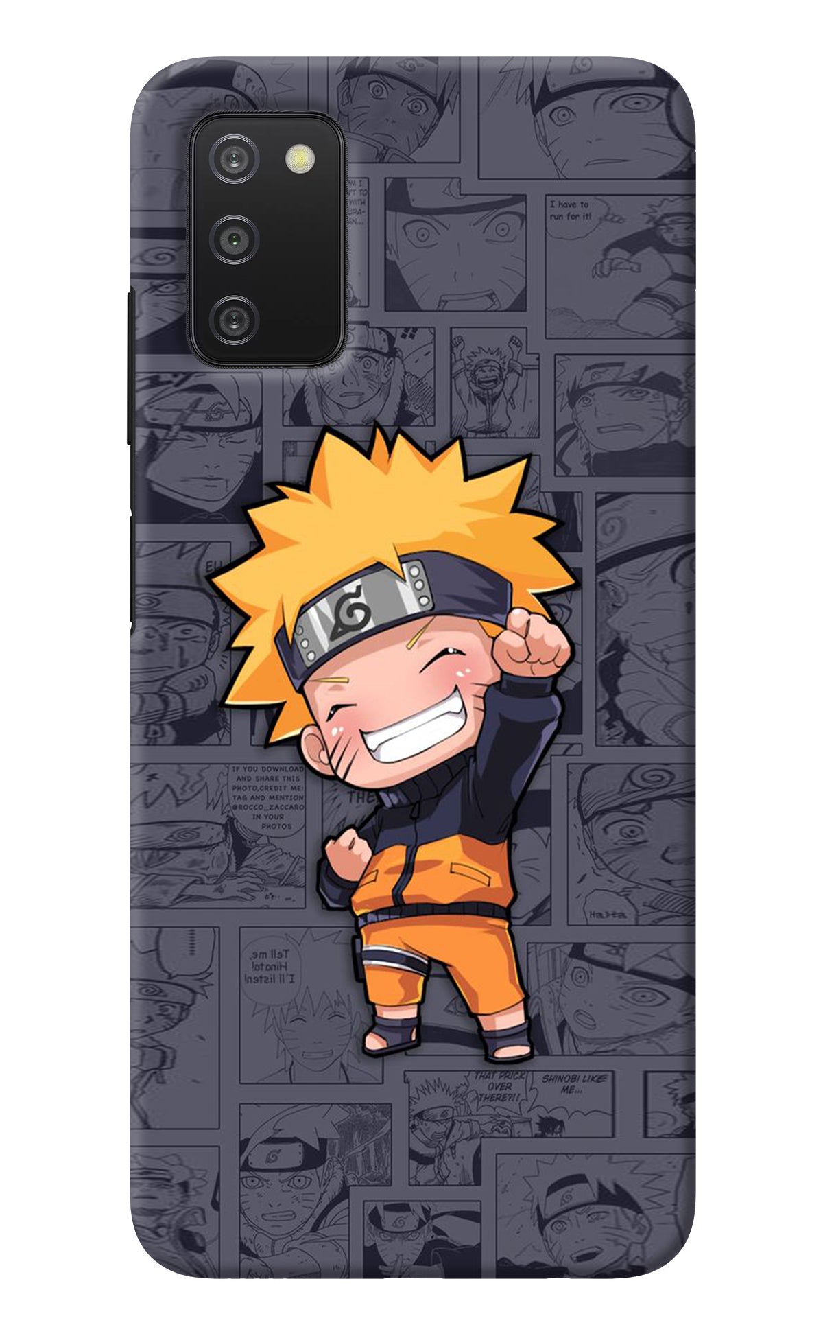 Chota Naruto Samsung A03s Back Cover