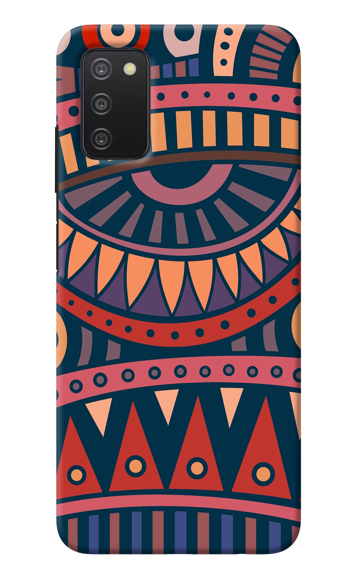 African Culture Design Samsung A03s Back Cover