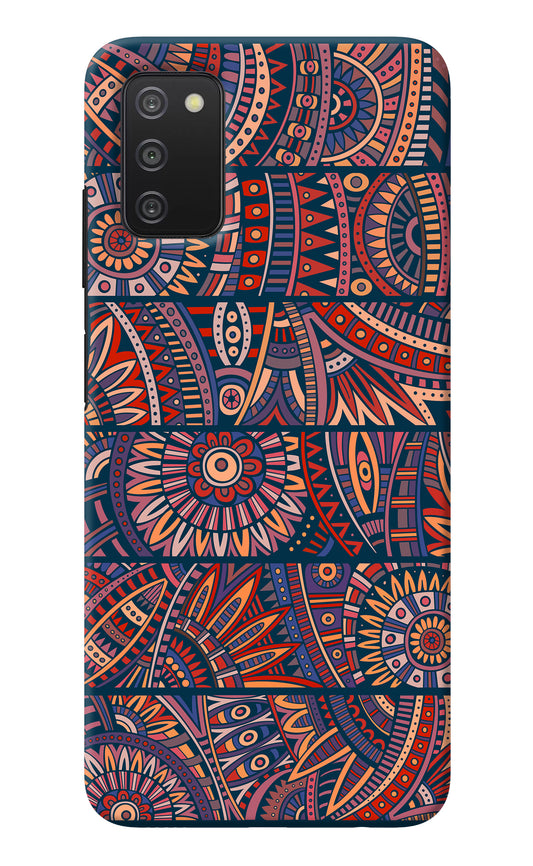 African Culture Design Samsung A03s Back Cover