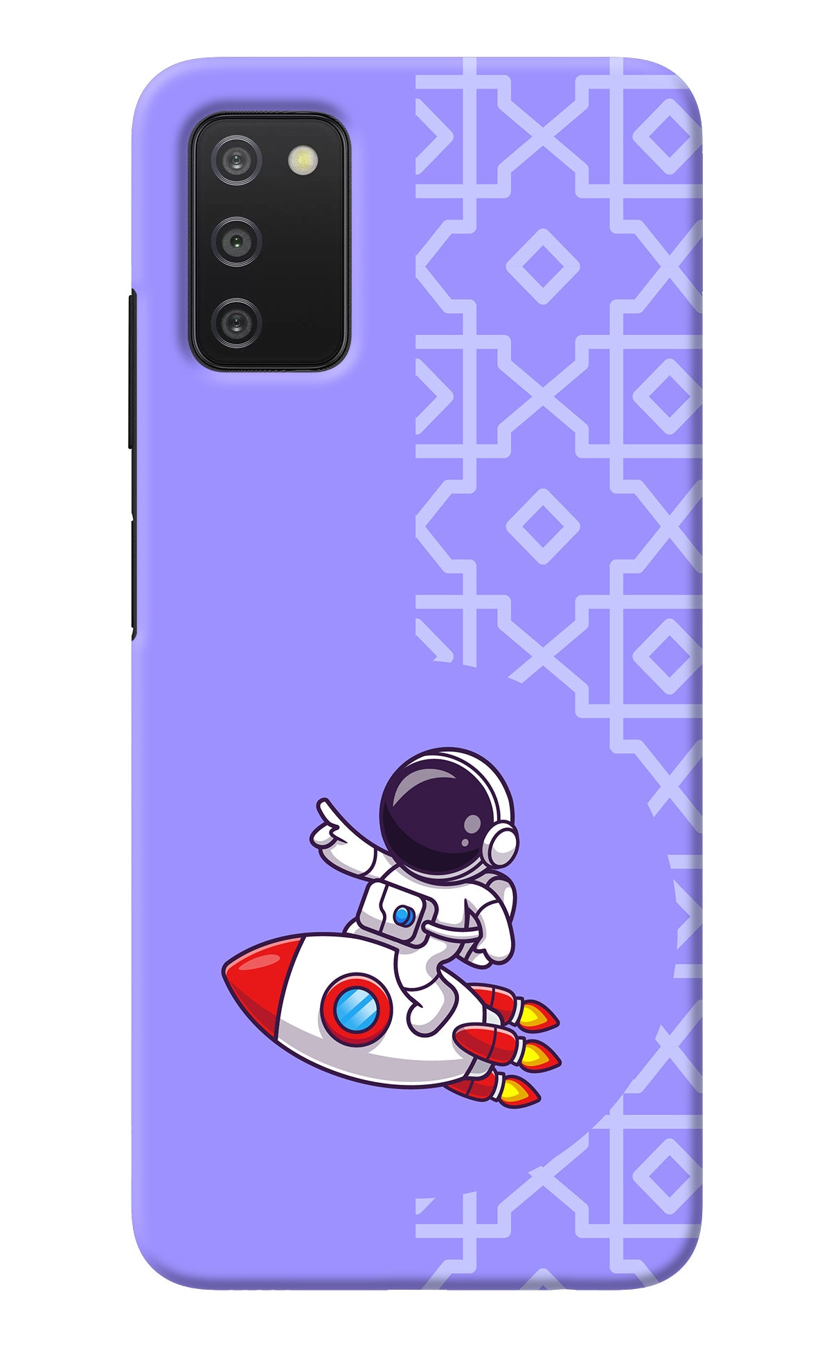 Cute Astronaut Samsung A03s Back Cover